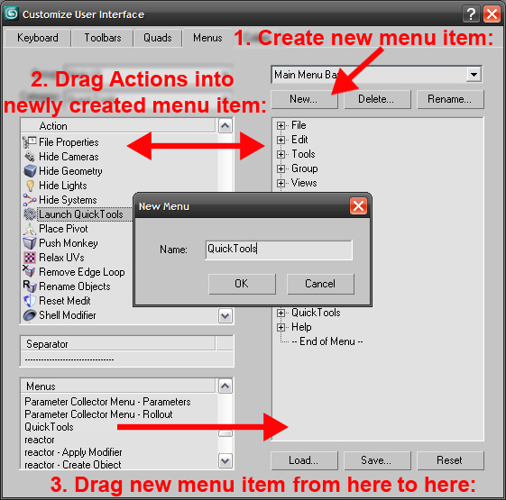 Menu Setup